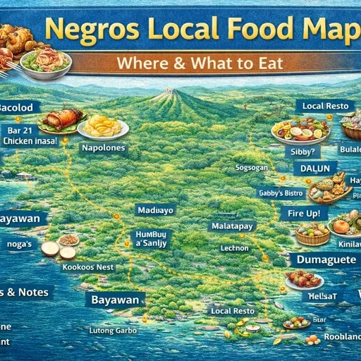 local food map negros island